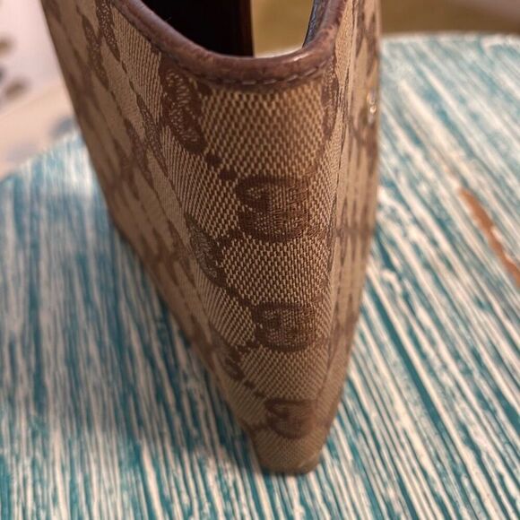 GUCCI GG Authentic Supreme Canvas GG Monogram Unisex Wallet - Picture 11 of 14